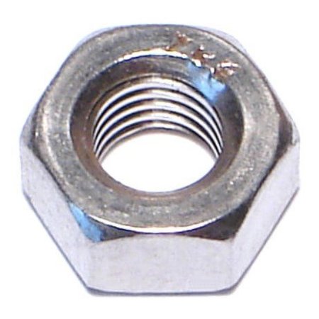 MIDWEST FASTENER Hex Nut, 1/4"-28, 18-8 Stainless Steel, Not Graded, 20 PK 67981